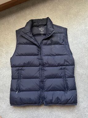 The Normal Brand navy quilted puffer vest